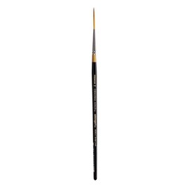 KINGART Original Gold 9050-2, Premium Artist Brush, Golden TAKLON Script Liner-Size: 2, 2, Black