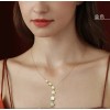 Collar Dije 7 Estrellas Dama Acero Inoxidable Chapa Oro 18k