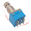 Unxuey Pack of 2 Electric Guitar 3PDT Effects Stomp Foot