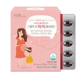 GM Pharm The Folic Formami Active Folic Acid Women’s Nutritional Supplement 100 Capsules / 지엠팜 더폴릭포마미 활성 엽산 여성 영양제 100캡슐