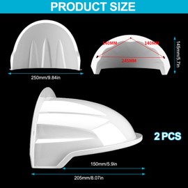 Surveillance Camera Cover Weatherproof Sun Protection Cover for Outdoor Cameras, Supports Dome Bullet Camera (1)