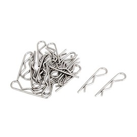 sourcing map Pack of 20 Hair Pins Splint Clip Hardware Silver Tone 1.5 mm x 33 mm