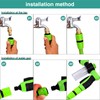 Garden Hose Nozzle, High Pressure Spray Gun Nozzle, 8 Spray