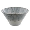 te-buruuxeai-suto Trapezoid Multi Bowl Medium Bluer Criss Cross Grass 丼
