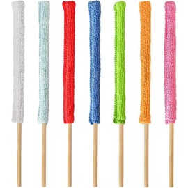 10PCS Mini Microfiber Dusters – Ultra-Thin Detail Brushes for Radiators, Vents, Blinds & Gaps – Washable Dusting Sticks for Narrow Space Cleaning