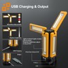 13200mAh Rechargeable Solar Work Light with Folding Stand and Carrying