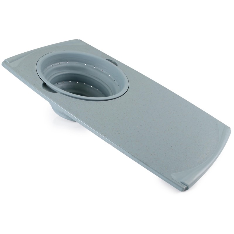 Dexas Over the Sink PolyFiber Flax Cutting Board with Collapsible