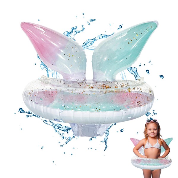 Swimming Ring Children, Mermaid Swimming Ring Pool Inflatable Boats Swimming