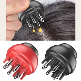 URTERYSER Scalp Massager with Liquid Comb Improve Scalp Health Liquid Organized for Women Hair Nurturing, White