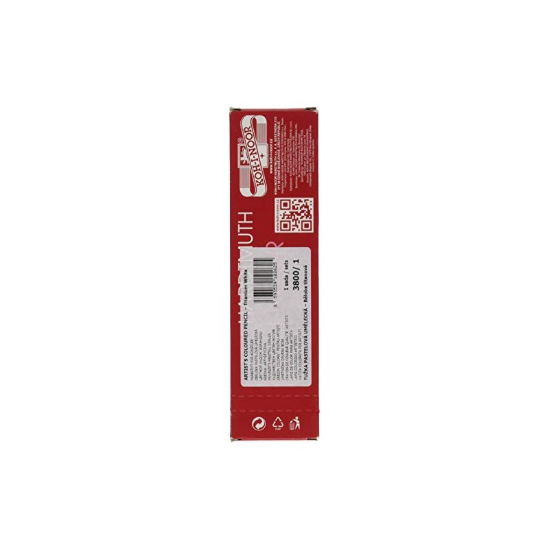KOH-I-NOOR 3800 Artists Coloured Pencil - Titanium White (Box of