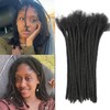Human Hair Loc Extensions 10 Inch 60 Str Dreadlock Extension