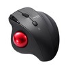 Sanwa Supply MA-BTTB186BK Bluetooth Trackball (Silent, 5 Buttons, Thumb Operation)