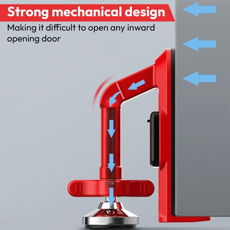 Portable Door Lock - Anti-Theft Travel Lock, Door Stop Alarm