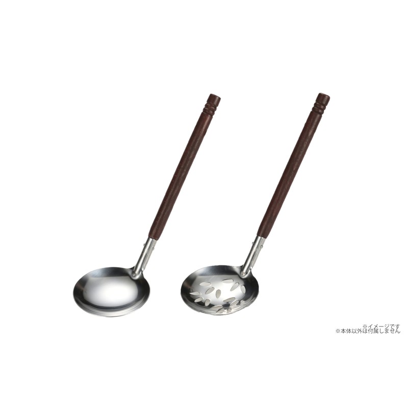 Takagi Craftsman 18-8 Stainless Steel Tabletop Ladle with Wood Handle