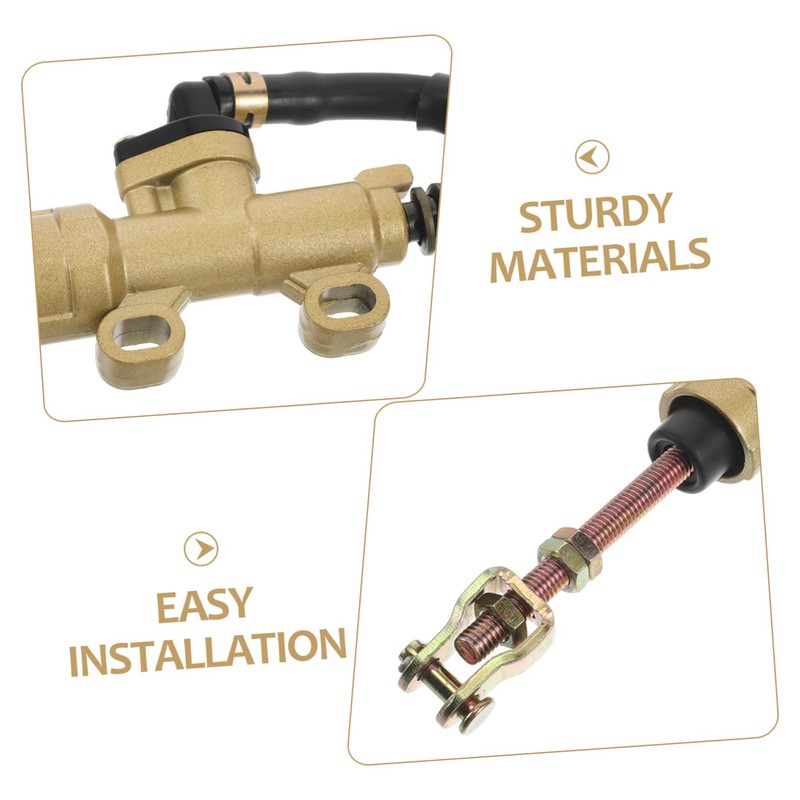 iplusmile Motorcycle Rear Brake Hydraulic Pump Brake Master Cylinder for