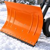 74cm Wheeled Snow Shovel for Driveways – 5-Position Adjustable Handle