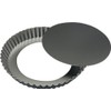 981 Tiger Crown Tart Shape, Silver, 8.8 x 1.0 inches