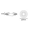 Wonderlamp W-E000003 Classic Classic - Recessed Round Lighting, Bulb socket