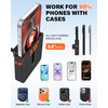 A2C Anti-Scratch Silicone Golf Cart Phone Holder Strong Magnetic Attachment