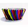 PME BC728 Snazzy Stripes Paper Baking Cases for Cupcakes, Standard