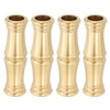 PATIKIL Lamp Solid Brass Spindle, 4 Pcs Turned Brass Spindle