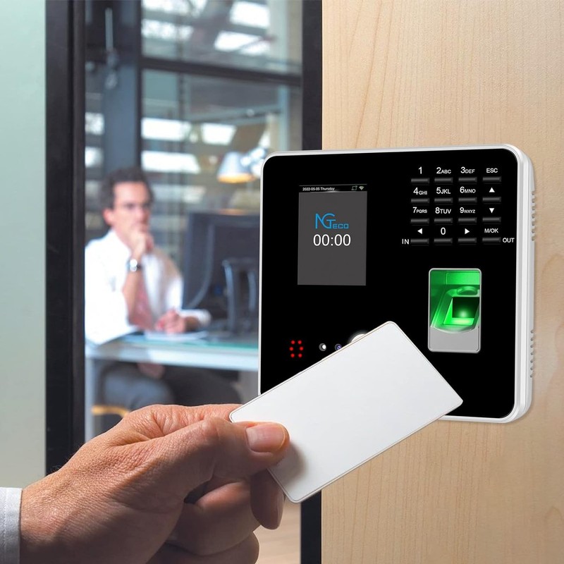 NGTeco 10 PCS RFID Cards for Time Clock, Compatible Time