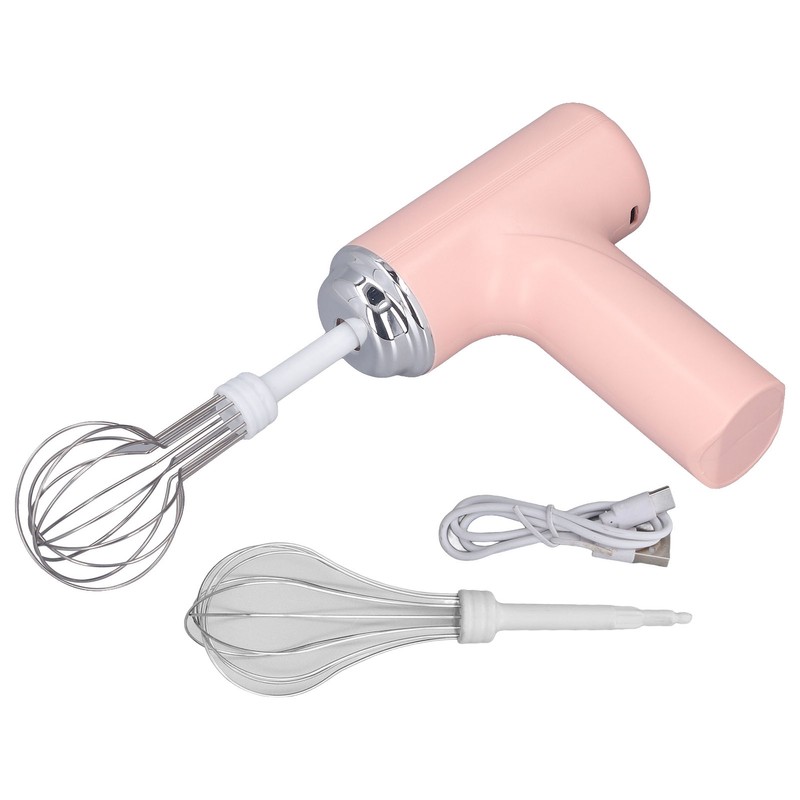 Electric Egg Beater Cordless Hand Mixer Handheld Egg Whisk for