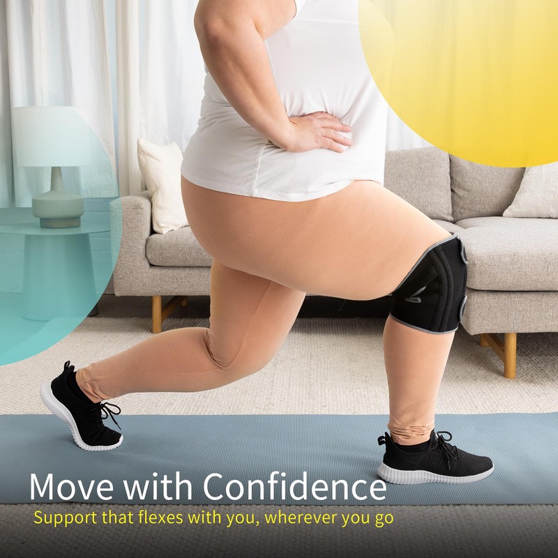 BraceUP Plus Size Knee Brace – 2XL to 5XL Knee