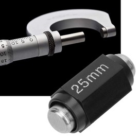 Calibration Rod, Stainless Steel Standard Caliper, Calibration Block, Rod, Outside Micrometer, Durable for Comparing Gauges (25mm)