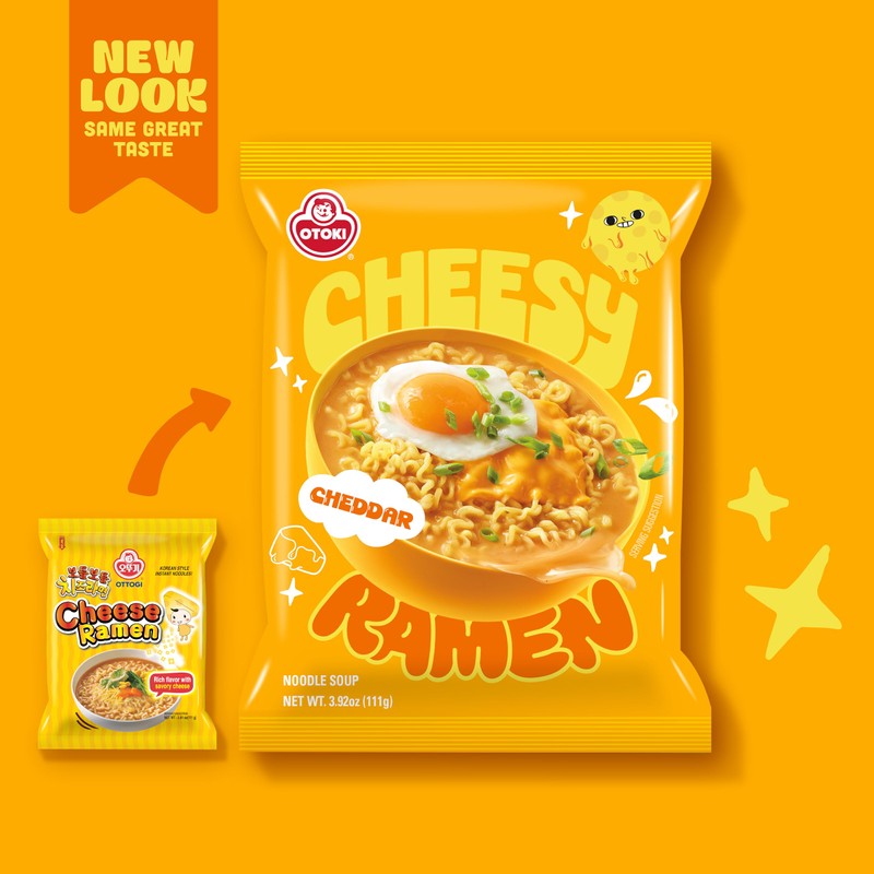 OTOKI Cheesy Ramen – Cheddar Flavor | Non-Spicy, Creamy &