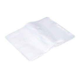 PATIKIL 100 Pcs Clear Flat Open Plastic Poly Bags 6x8 Inch 1.6 Mil Packaging Bags for Food, Home, Collectibles Storage, Proving Bread, Dough