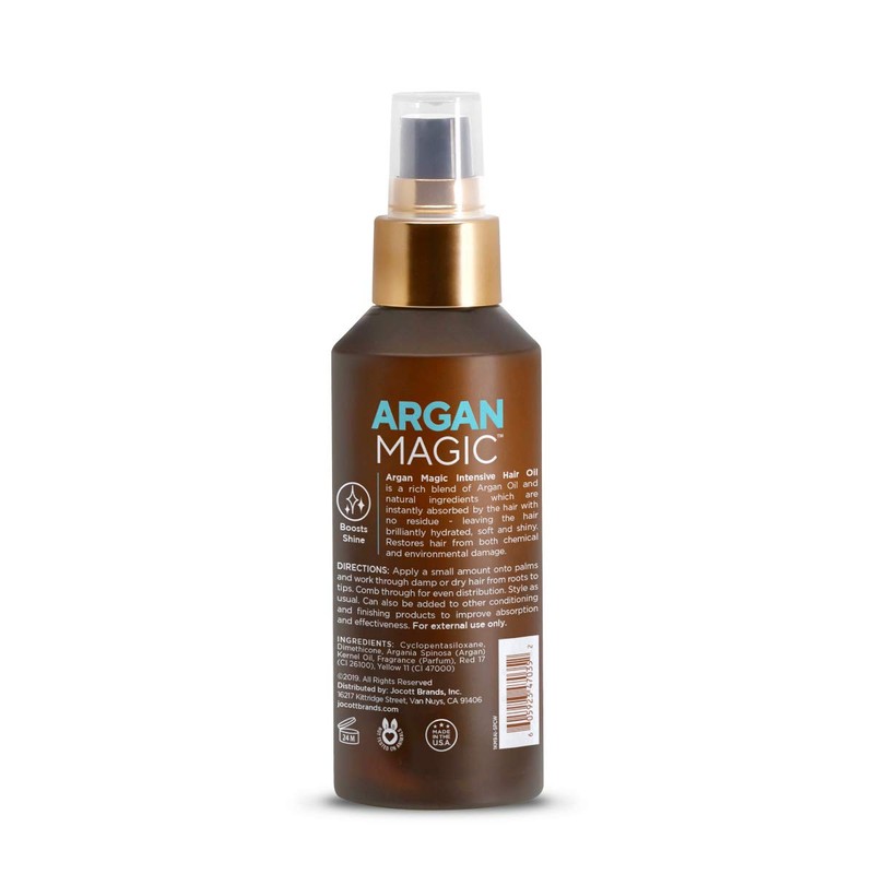 Argan Magic Intensive Hair Oil, the Moroccan Secret, 3.75 Oz