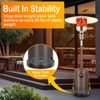 Hykolity 50,000 BTU Patio Heater with Sand Box, Table Design,