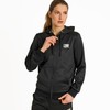 LEONE 1947 ABX146 Felpa con Cappuccio Zip Logo Poly French