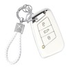 Teenpull Key Case with Key Fob Suitable for VW Passat