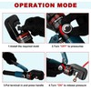 Tivorex Hydraulic Crimping Tool with 9 Dies, Battery Cable Lug