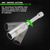 TecoTek 7 Piece 3/8-Inch Drive Magnetic Swivel Spark Plug Socket