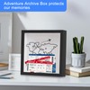 Adventure Archive Box, Large Travel Memory Box with World Map