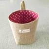 Lifreer Storage Baskets, 6 Pcs Cotton Linen Foldable Small Baskets