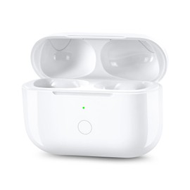 Compatible for AirPods Pro 1st & 2nd Generation Charging Case Replacement, Wireless Air Pod Pro 1 2 Charger Case with Bluetooth Pairing Sync Button (White)
