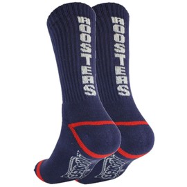 NRL Sydney Roosters Supporter Reinforced Heel and Toe Crew Sport Socks (2-6 men 2-8 women)