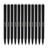 LUXSIN Single Colour Felt Tip Pens, BLACK, Fine Point, Pack