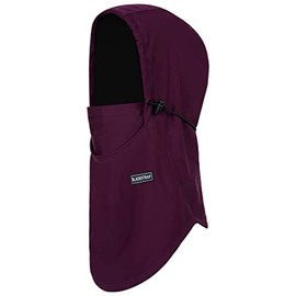 BLACKSTRAP Team Hood Balaclava Face Mask Double Layer Thermal Headwear Unisex, Merlot, Free size