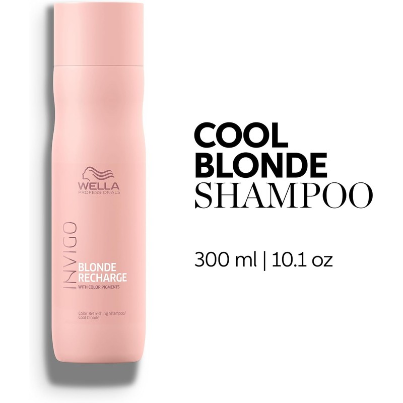 INVIGO Recharge Color Champú Refrescante para Rubios Fríos - 300ml