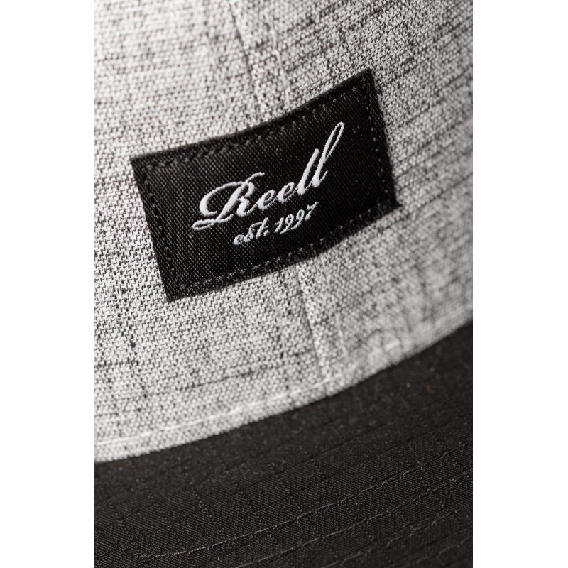 Reell Pitchout Cap, Heather Grey / Washed Black