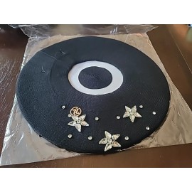 ADRIENNE VITTADINI Beret Black One Size