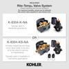KOHLER Pitch Rite-Temp shower valve trim
