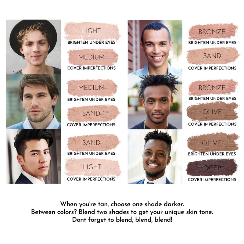 MËNAJI URBAN CAMOUFLAGE® Concealer Stick for Men - Skin Foundation