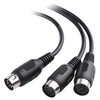 Cable Matters 5-PIN DIN MIDI Splitter Cable (Dual MIDI Cable)