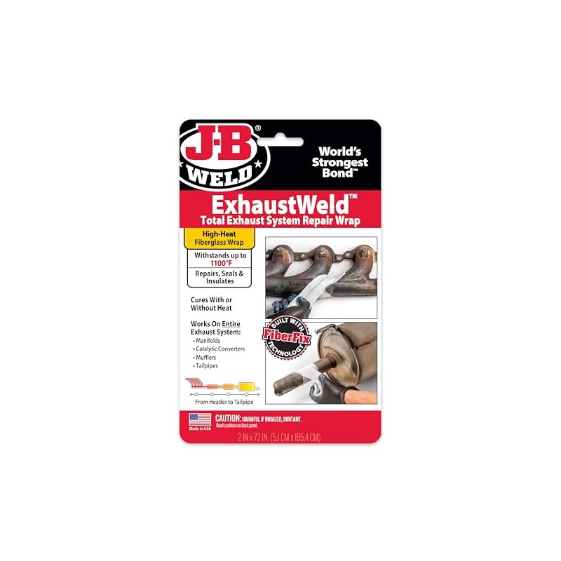 J-B Weld ExhaustWeld 2" x 72" Repair Wrap, White